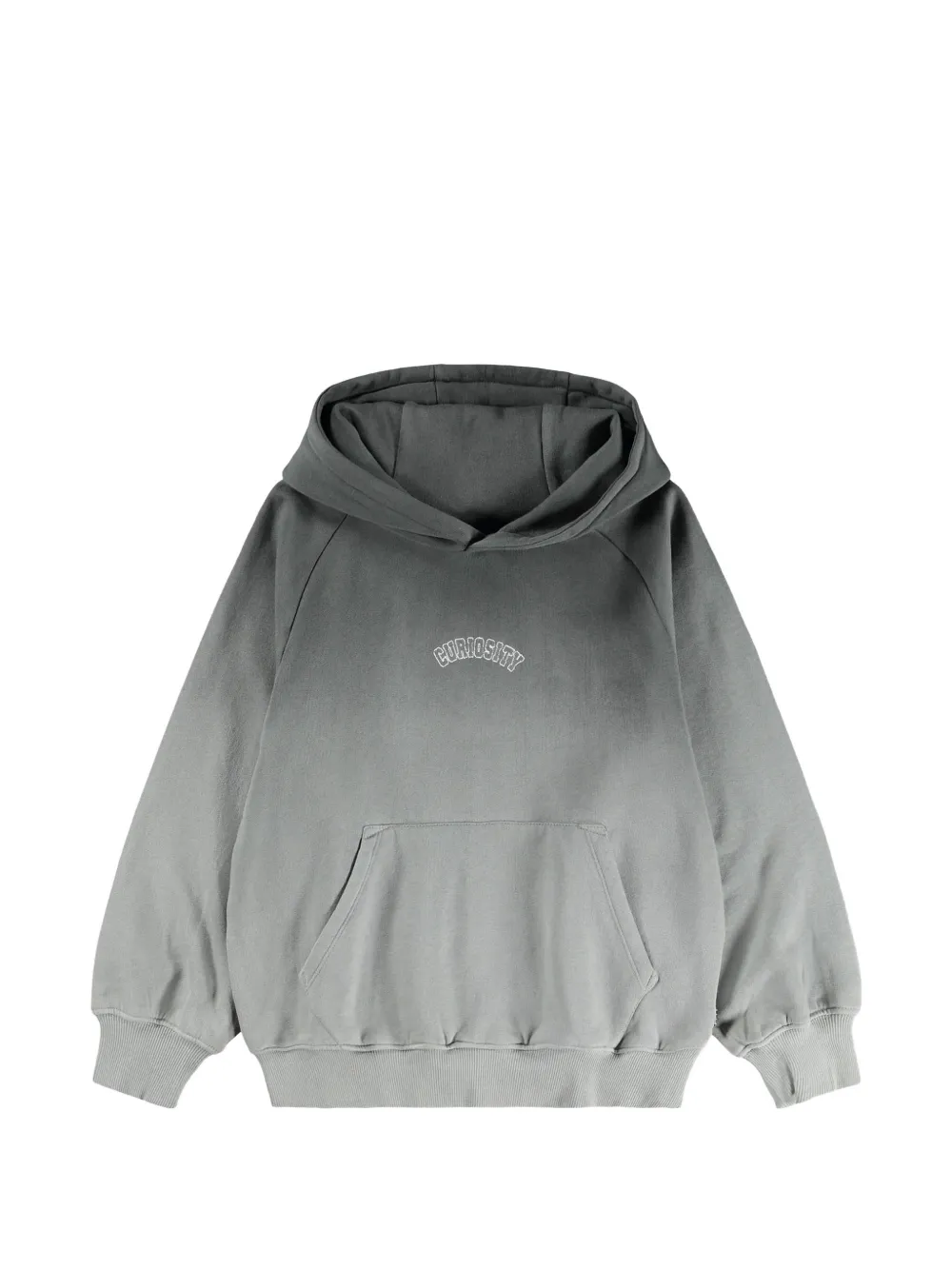 Molo Mic dip-dye raglan-sleeve hoodie - Grigio