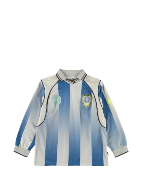 Molo Reese gradient-effect striped polo shirt