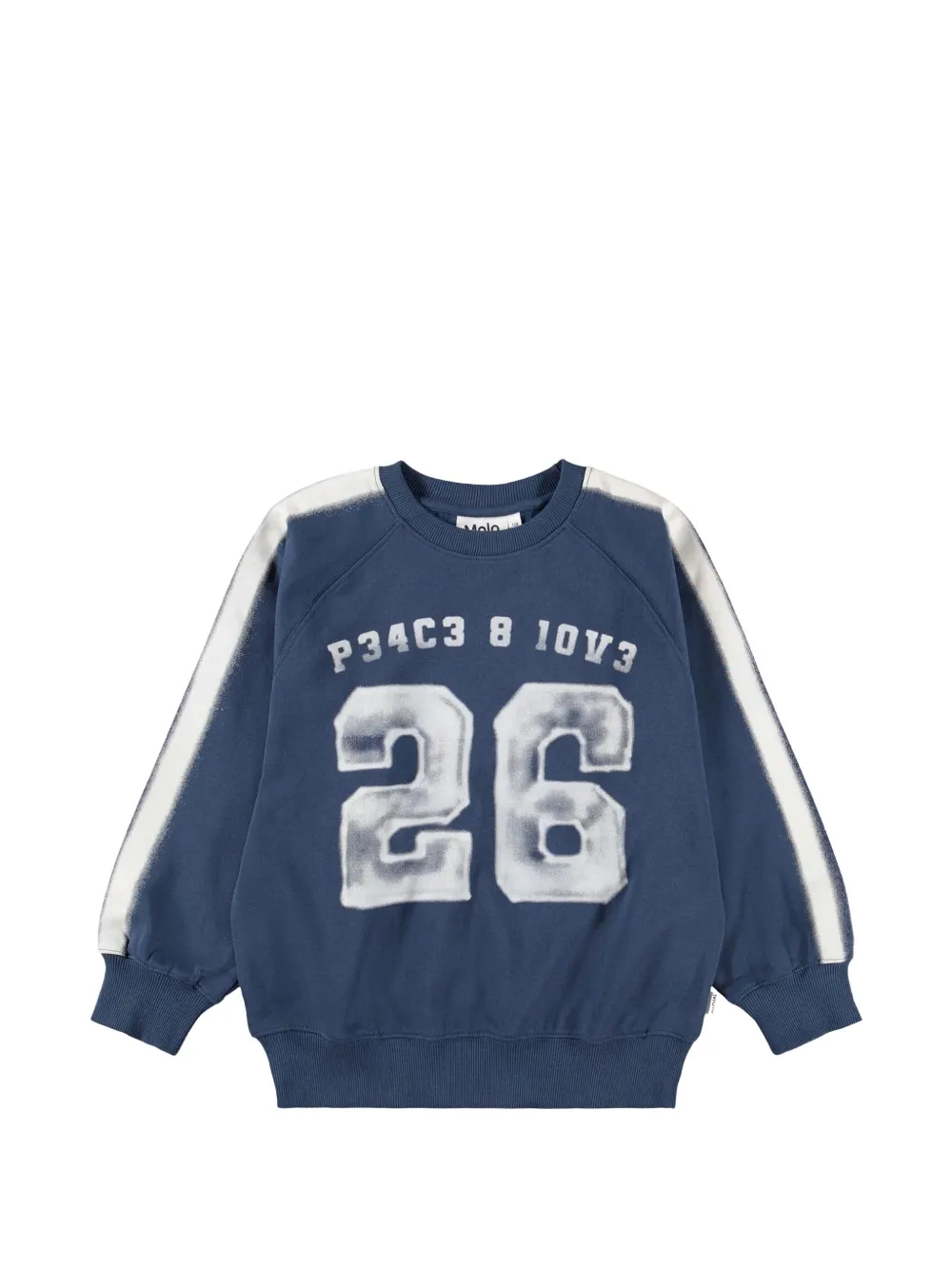 Molo Monto spray-paint effect sweatershirt - Blu