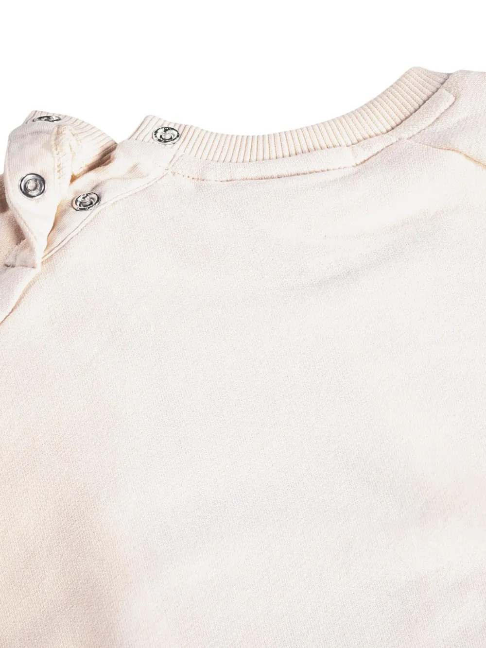 Molo Disc sweater met chenille-zebra-patch Wit