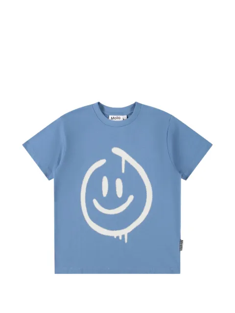 Molo Riley smiley-print T-shirt