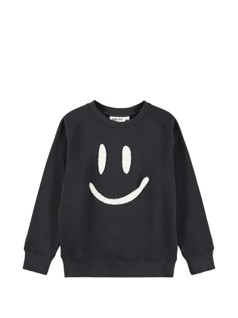 Molo Mike smiley-patch sweatshirt