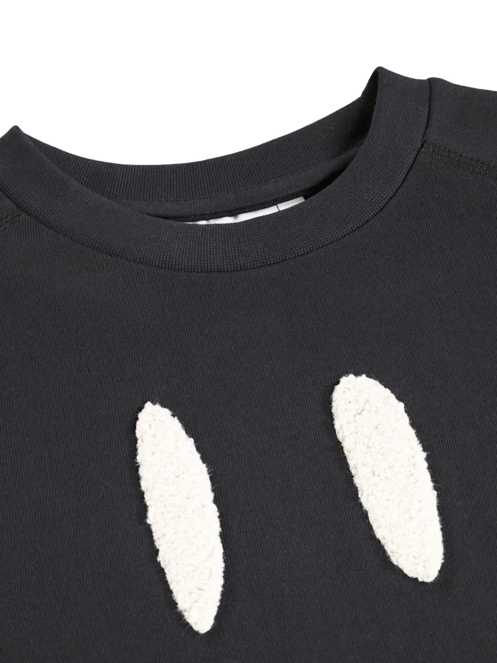 Molo Mike sweater met smiley-patch Zwart
