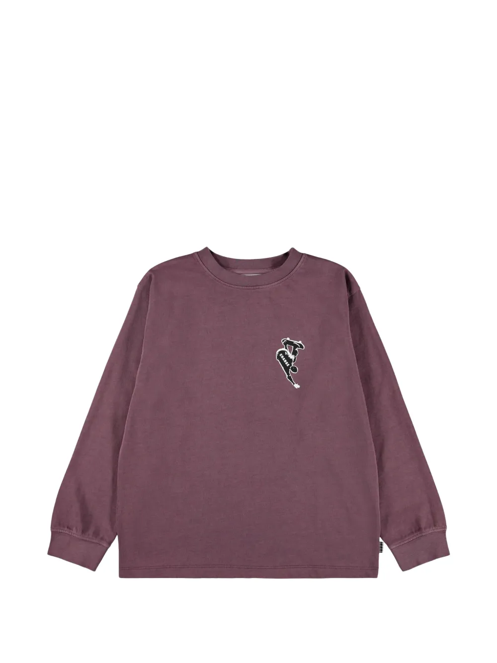 Molo Rueben graphic-print long-sleeve T-shirt - Viola