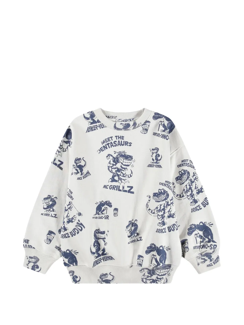 Molo Mar dinosaur-print sweatshirt - Toni neutri