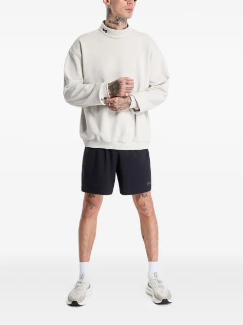 Under Armour UA Icon Heavyweight Terry logo-embroidered high-neck sweatshirt