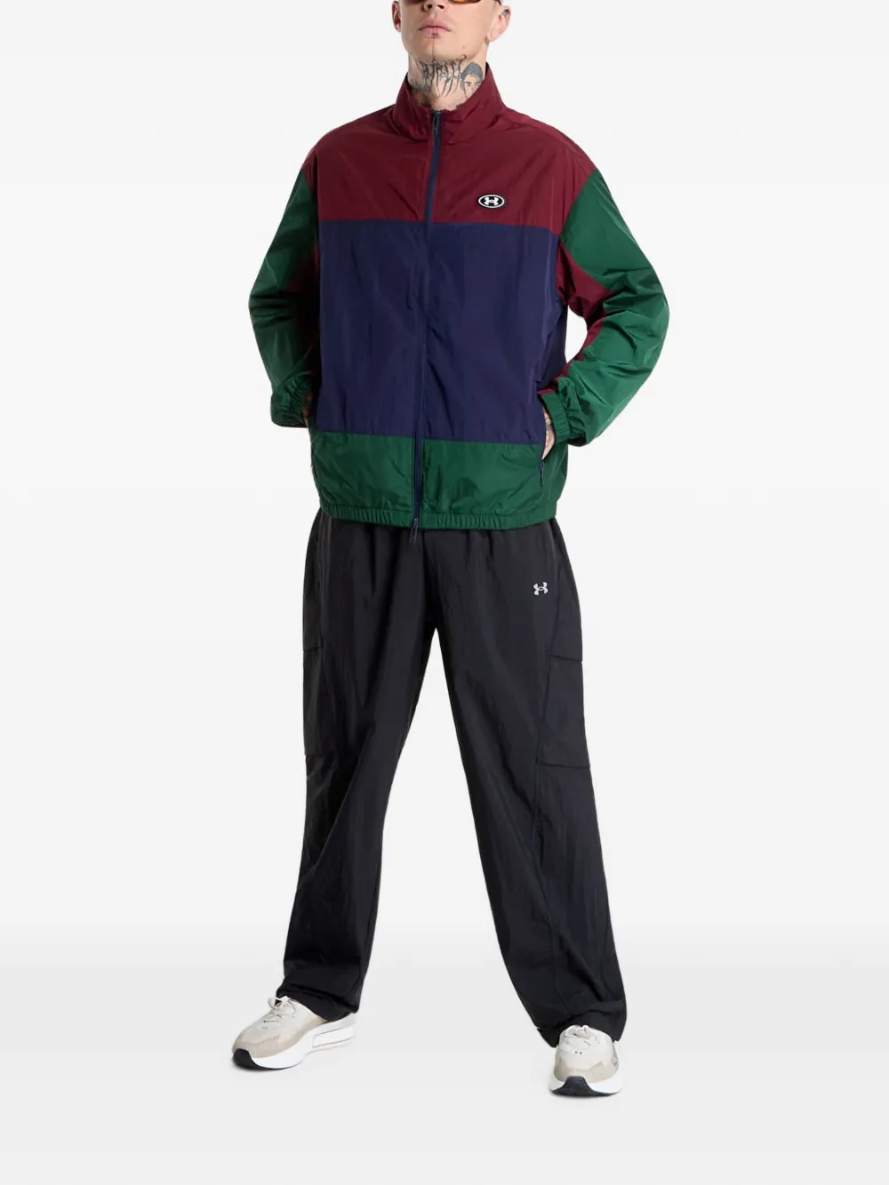 Under Armour UA Icon jack met colourblocking Groen