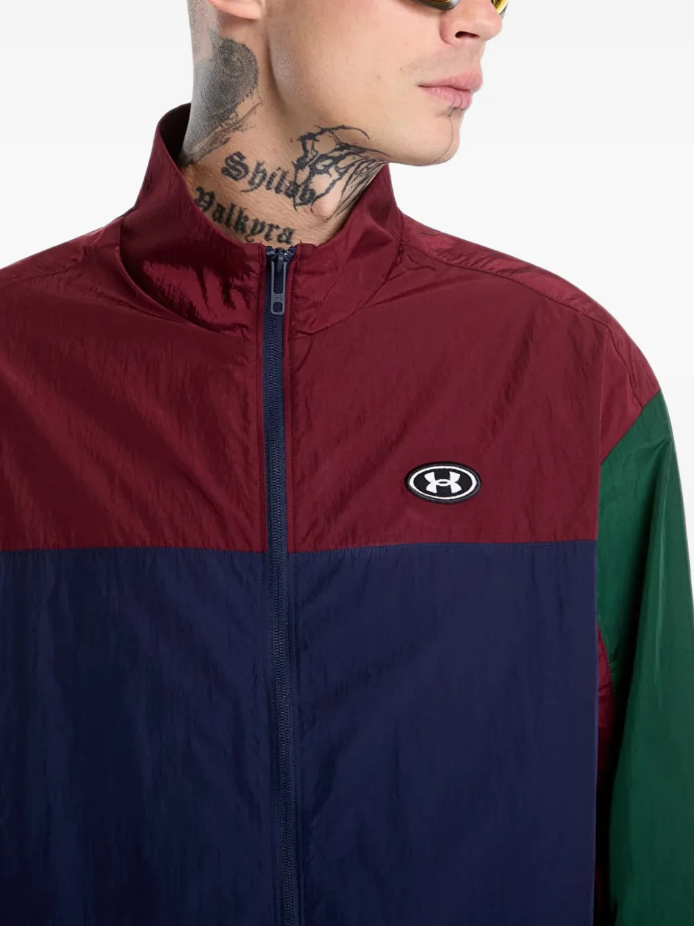 Under Armour UA Icon jack met colourblocking Groen
