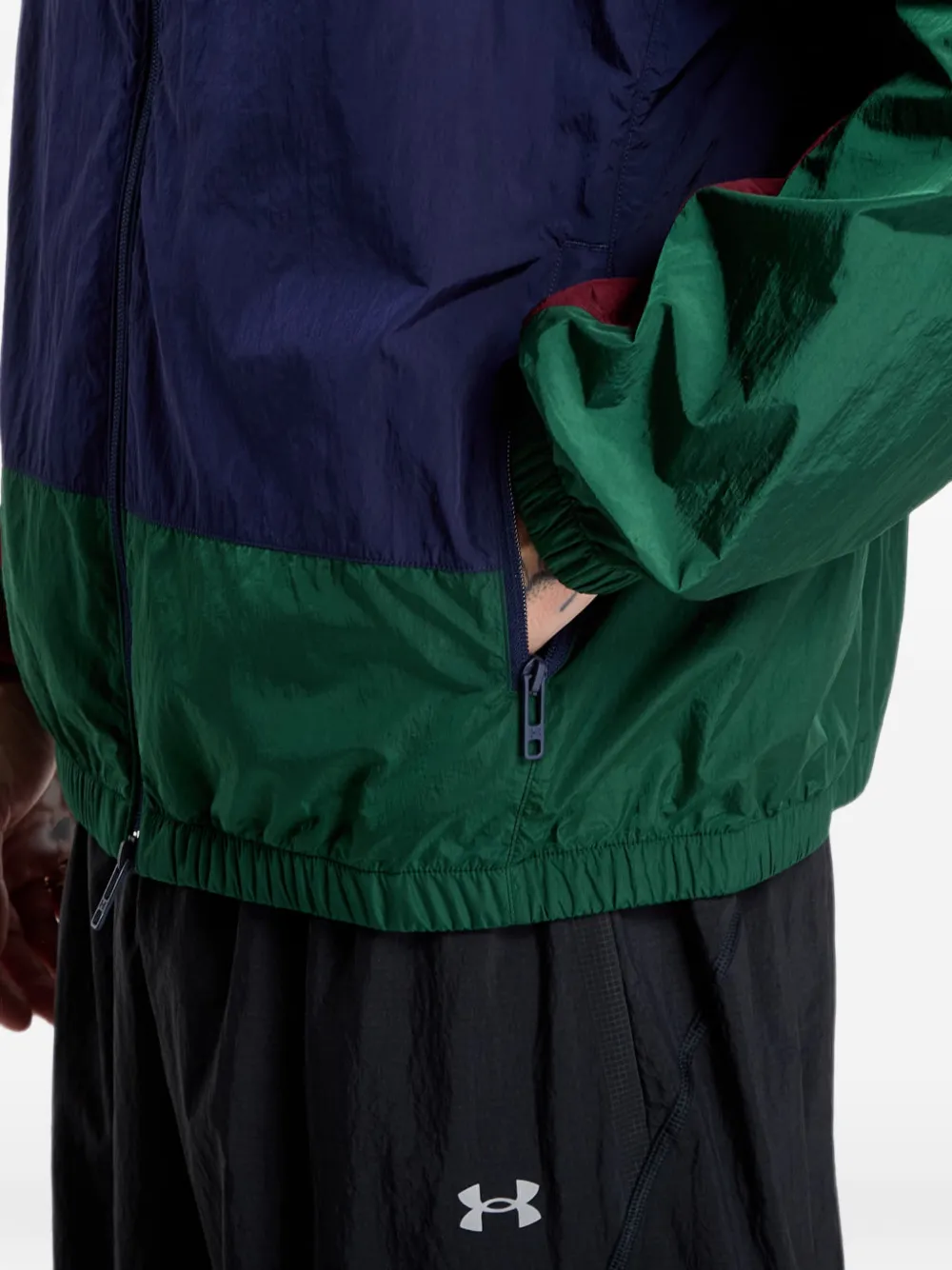 Under Armour UA Icon jack met colourblocking Groen