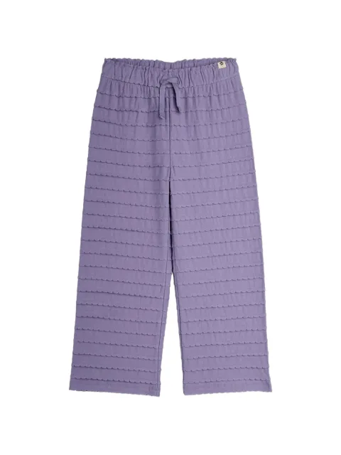 Mini Rodini scalloped ruffled trousers