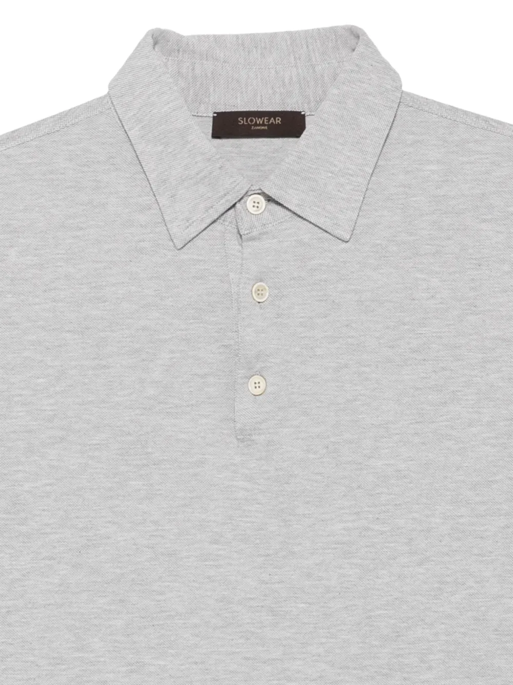 Zanone short-sleeve polo shirt Grijs
