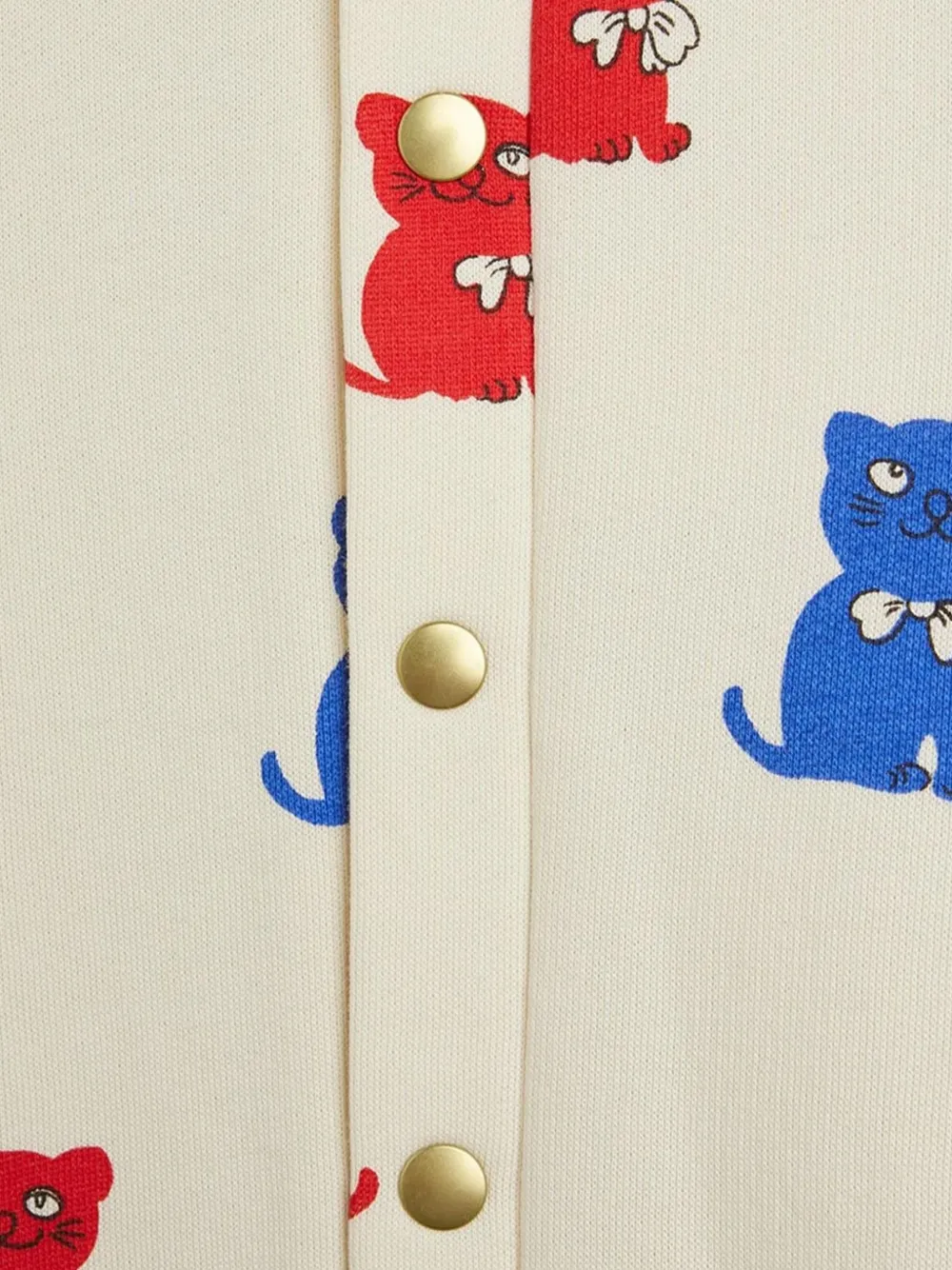 Mini Rodini Babypakje met kattenprint Wit