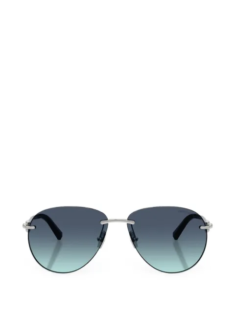Tiffany & Co Eyewear rimless pilot-frame sunglasses