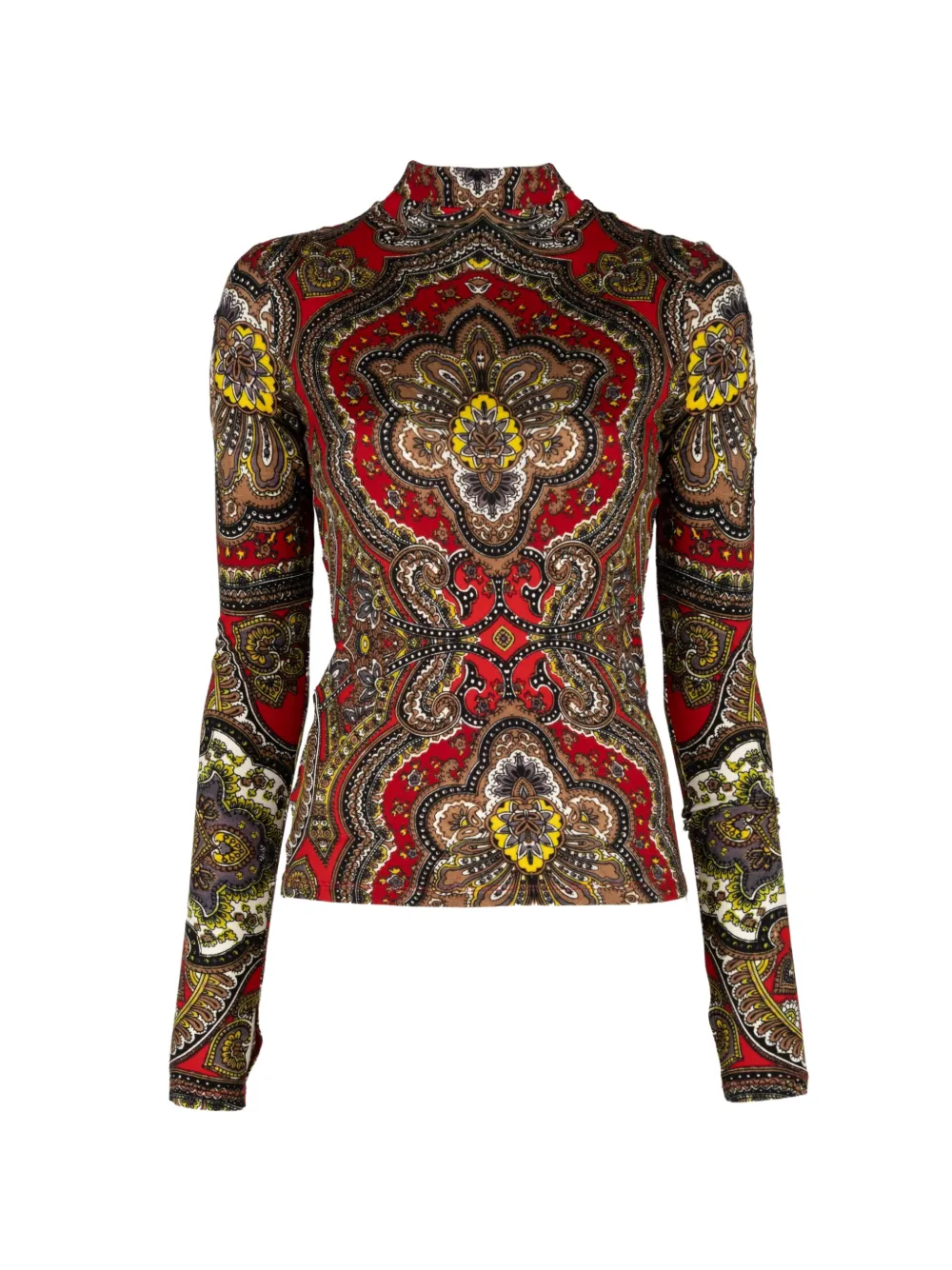 alice + olivia Delaina paisley-print top - Rouge