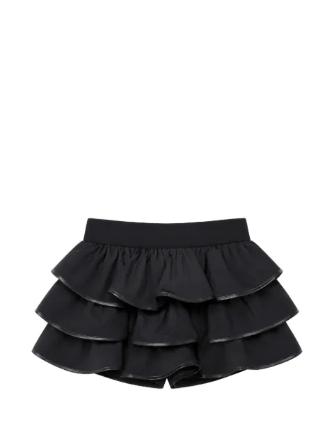 Elisabetta Franchi La Mia Bambina ruffled tiered shorts
