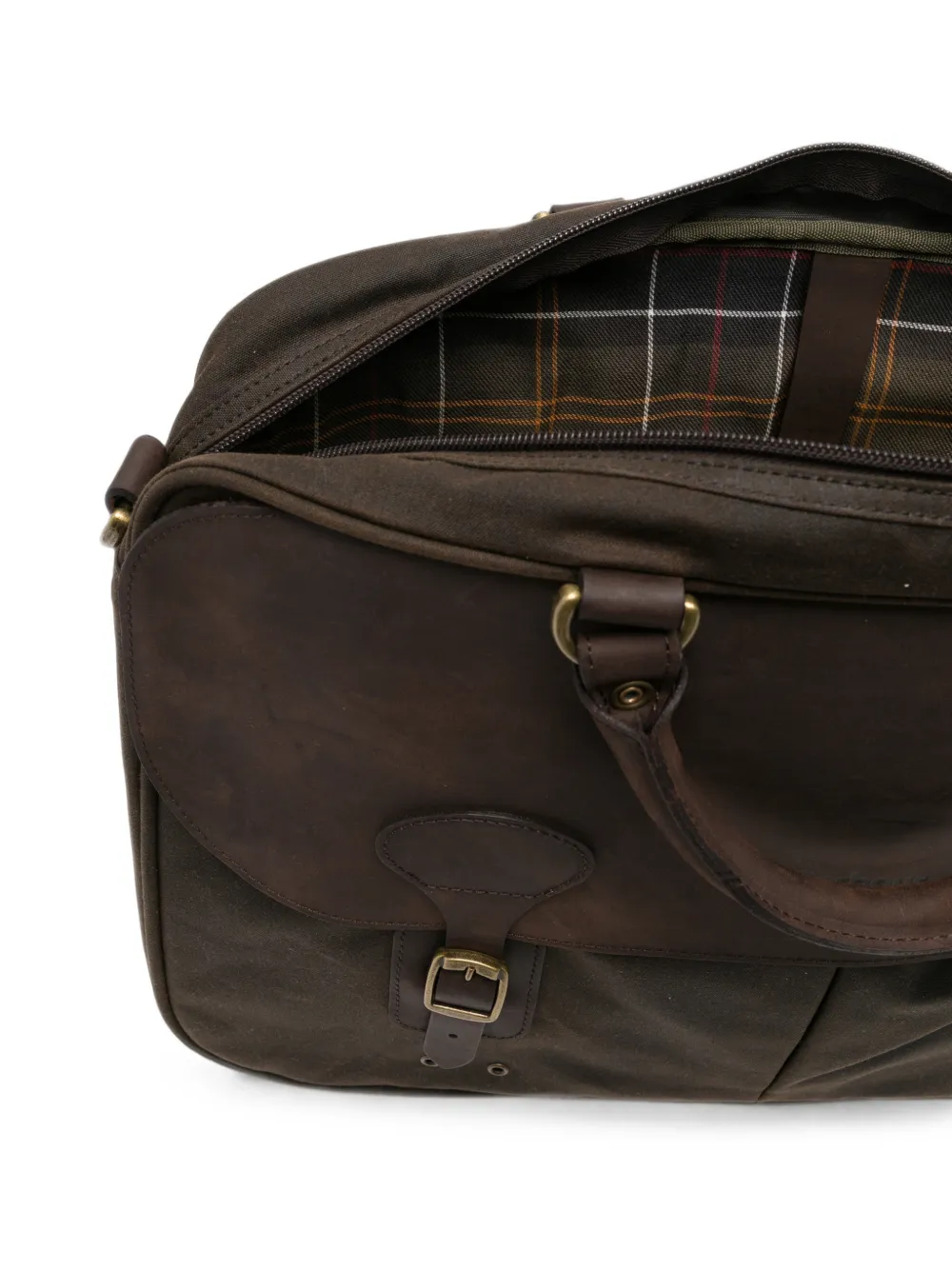 Barbour Aktetas met gespsluiting Groen