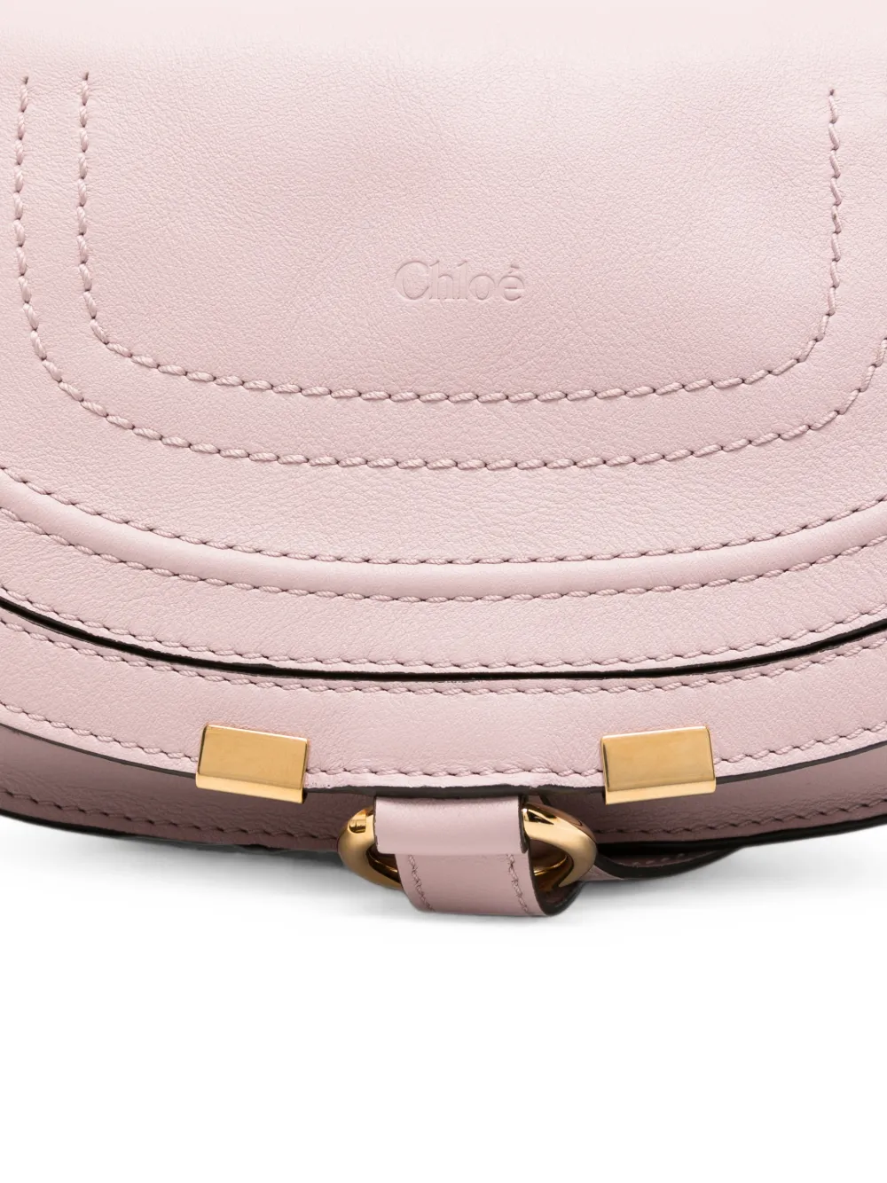 Chloé Marcie leren shopper Roze