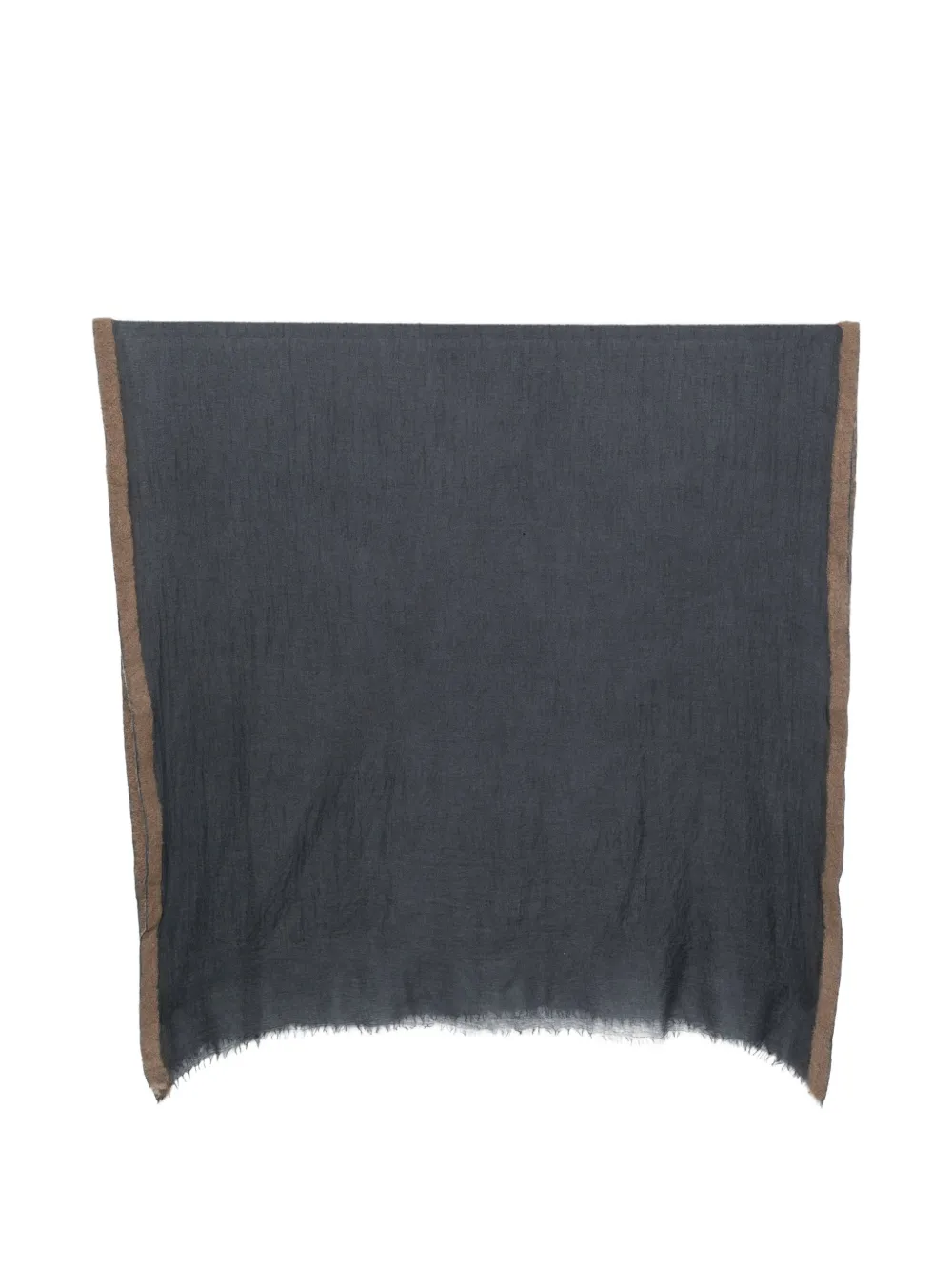 MIRROR IN THE SKY felted frayed-edge scarf