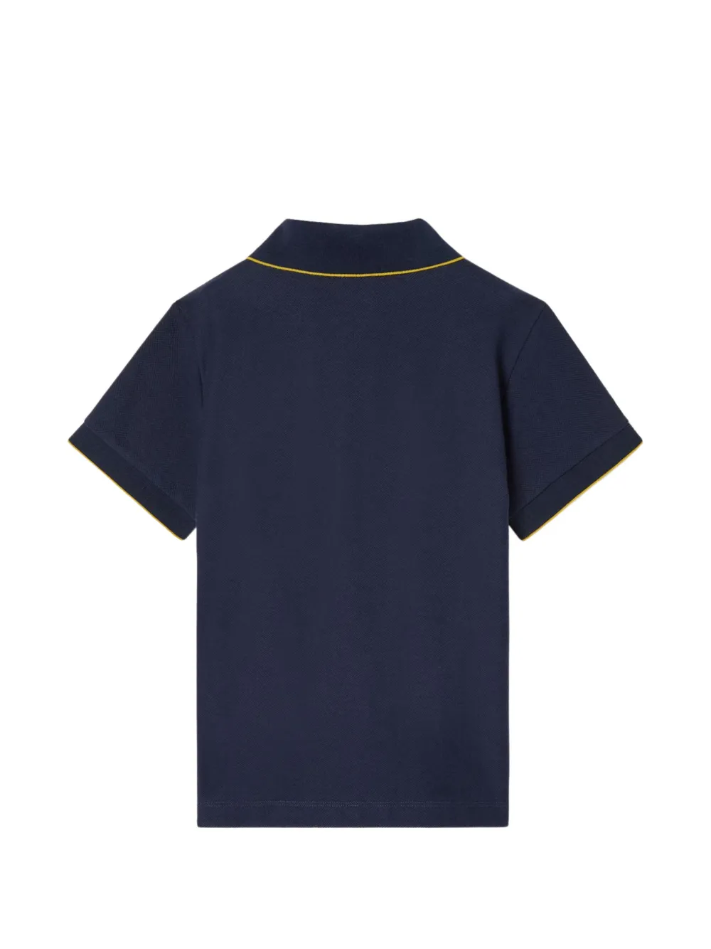 Fendi Kids embroidered-dice polo shirt Blauw
