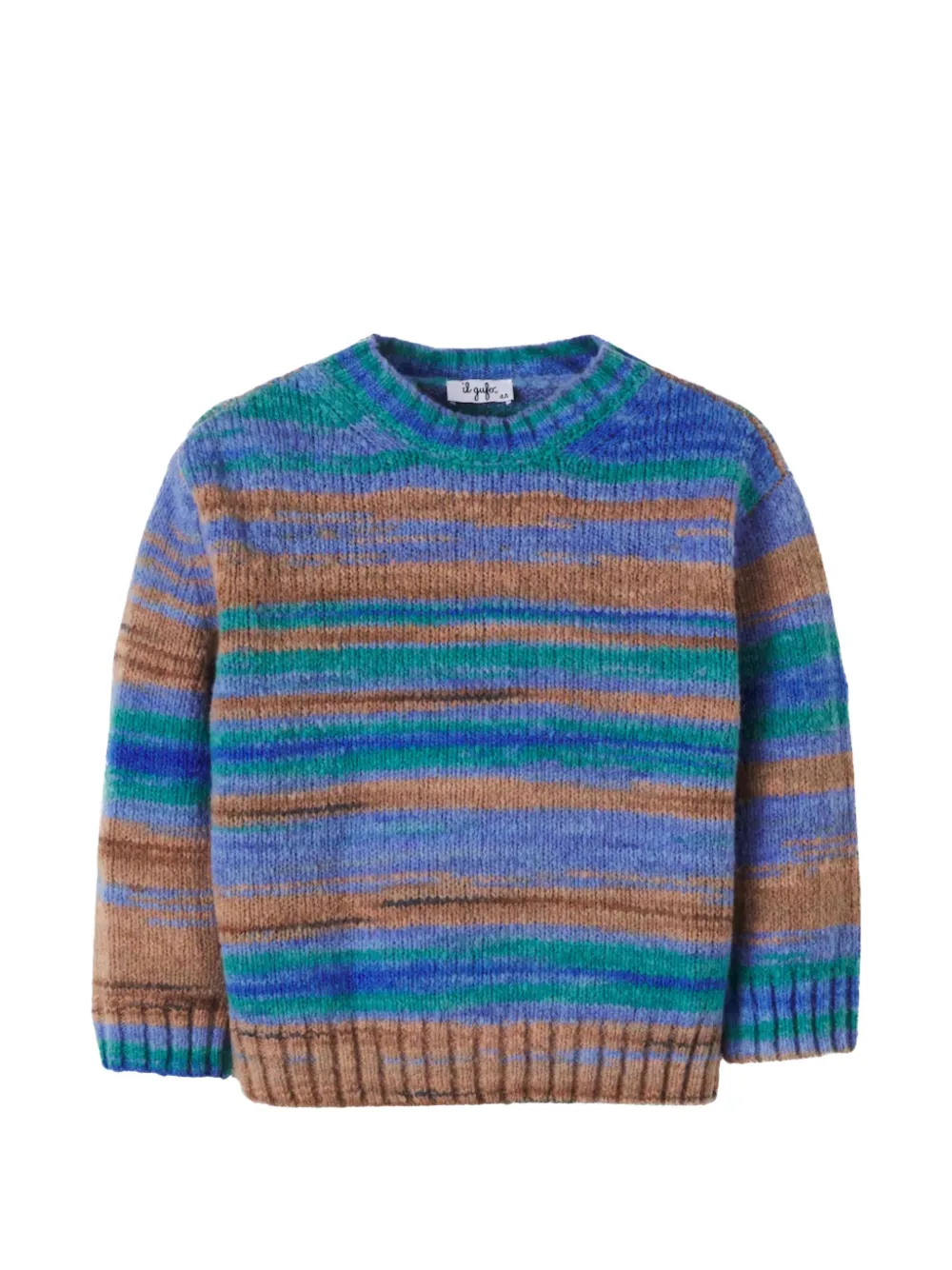 Il Gufo striped wool sweater - Blu
