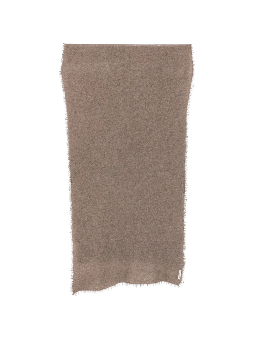 MIRROR IN THE SKY fringed cashmere scarf