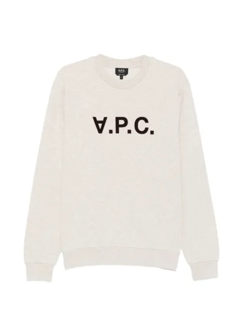 A.P.C. A.P.C. logo-print sweater