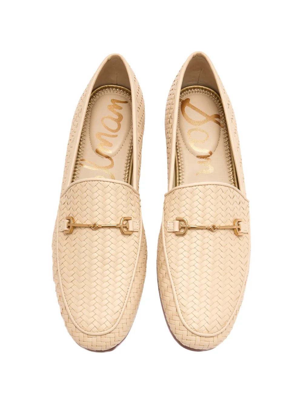 Sam Edelman Loraine woven loafers Beige