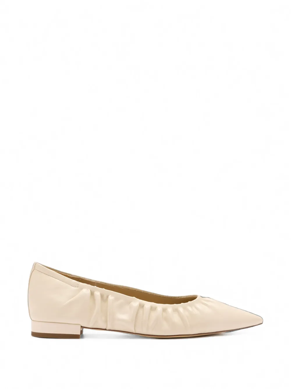 Sam Edelman Essex ruched leather ballet flats
