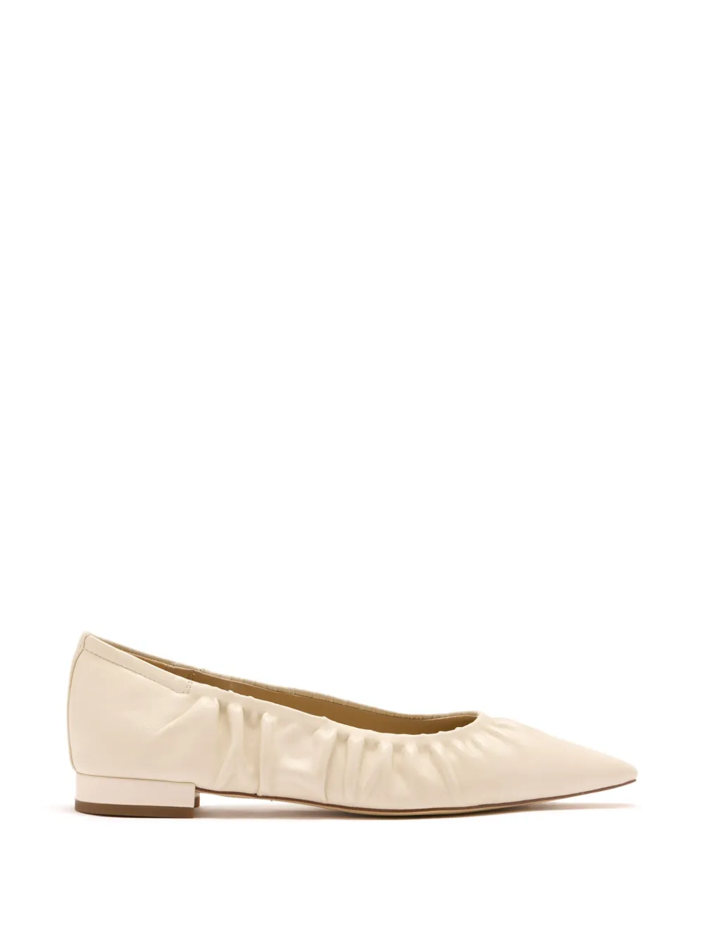 Sam Edelman Essex ruched leather ballet flats