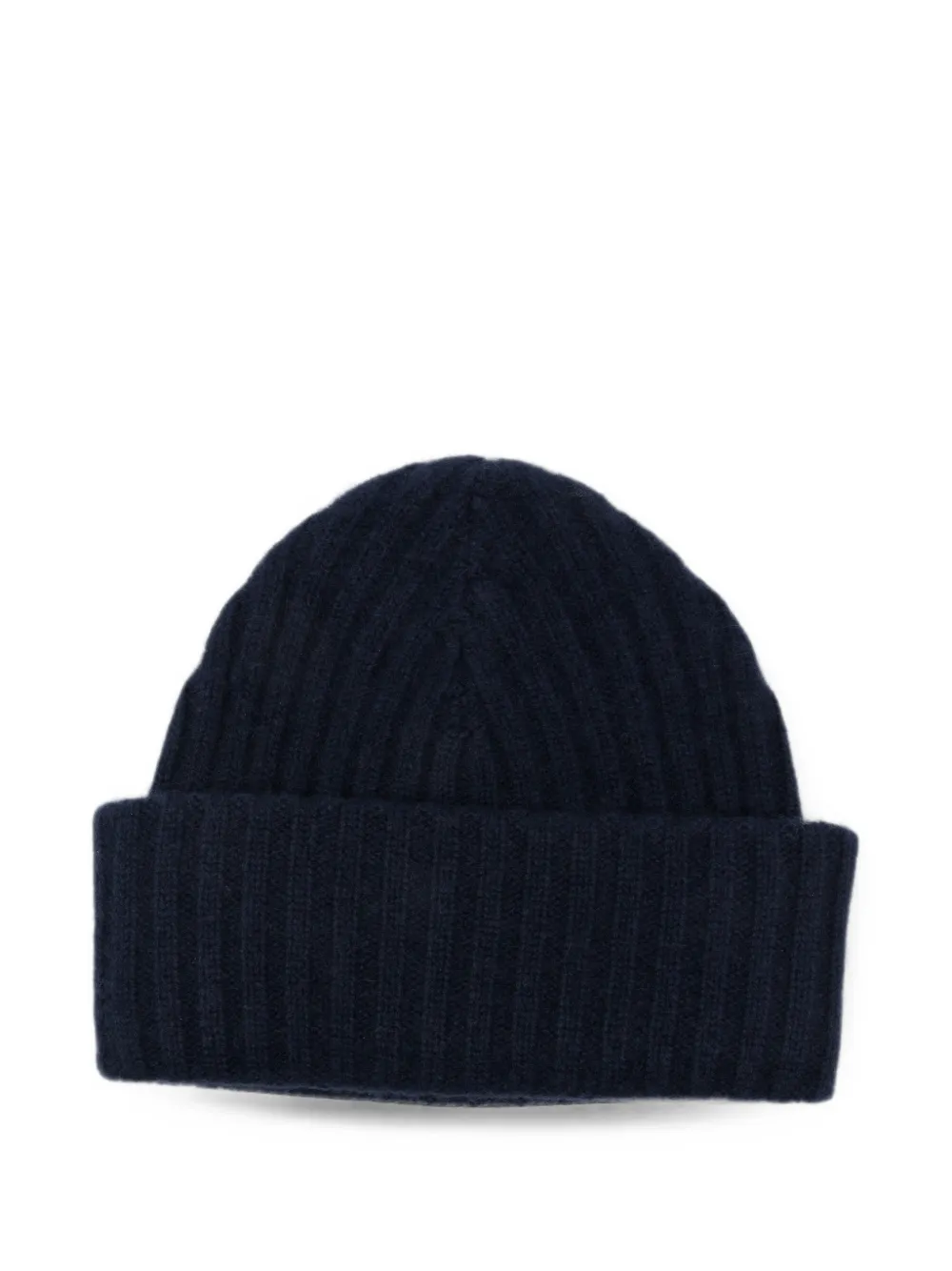 Liska Lina ribgebreide muts Blauw