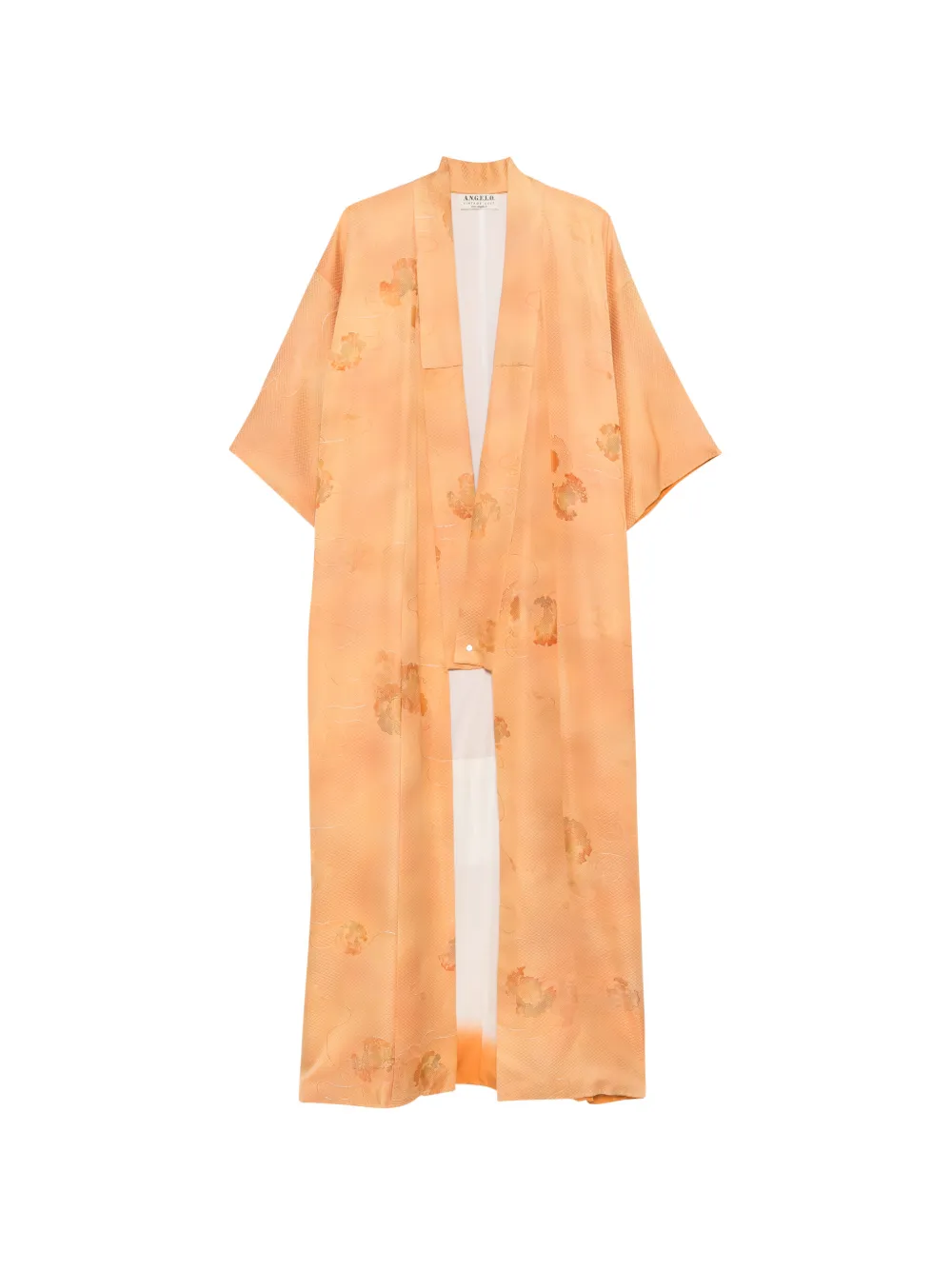 A.N.G.E.L.O. Vintage Cult robe kimono à fleurs (années 1970) - Orange
