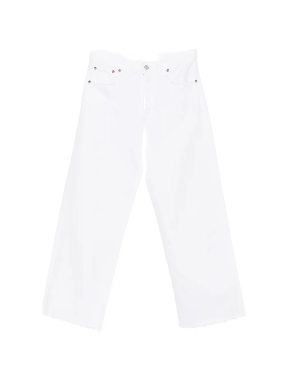 AGOLDE Ren raw-hem wide-leg jeans