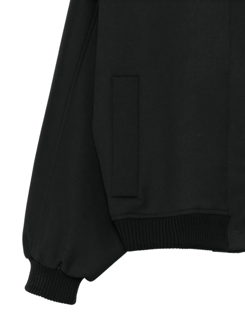 Semicouture balloon-sleeve bomber jacket Zwart