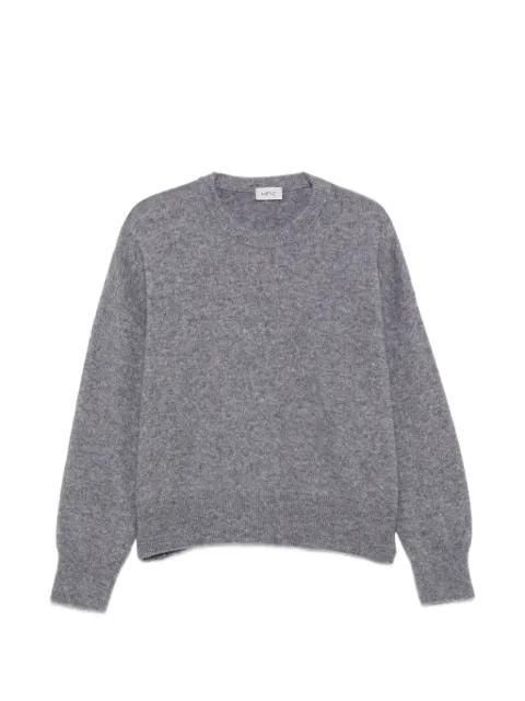 MRZ crew-neck drop-shoulder sweater