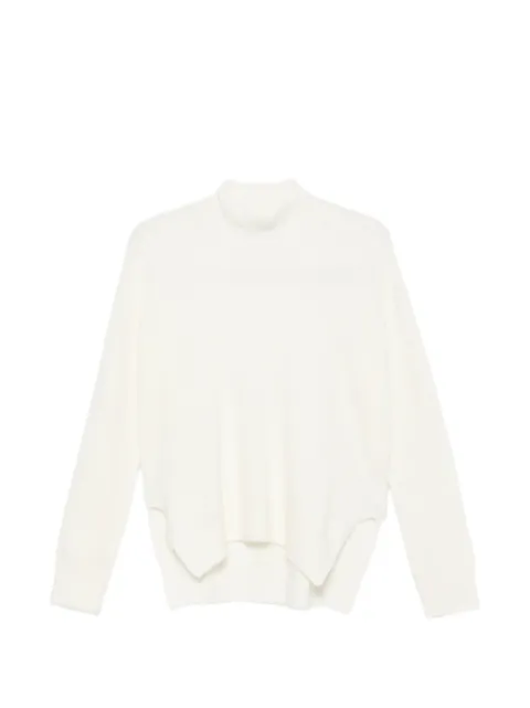 MRZ sweater med høj hals og sideslids