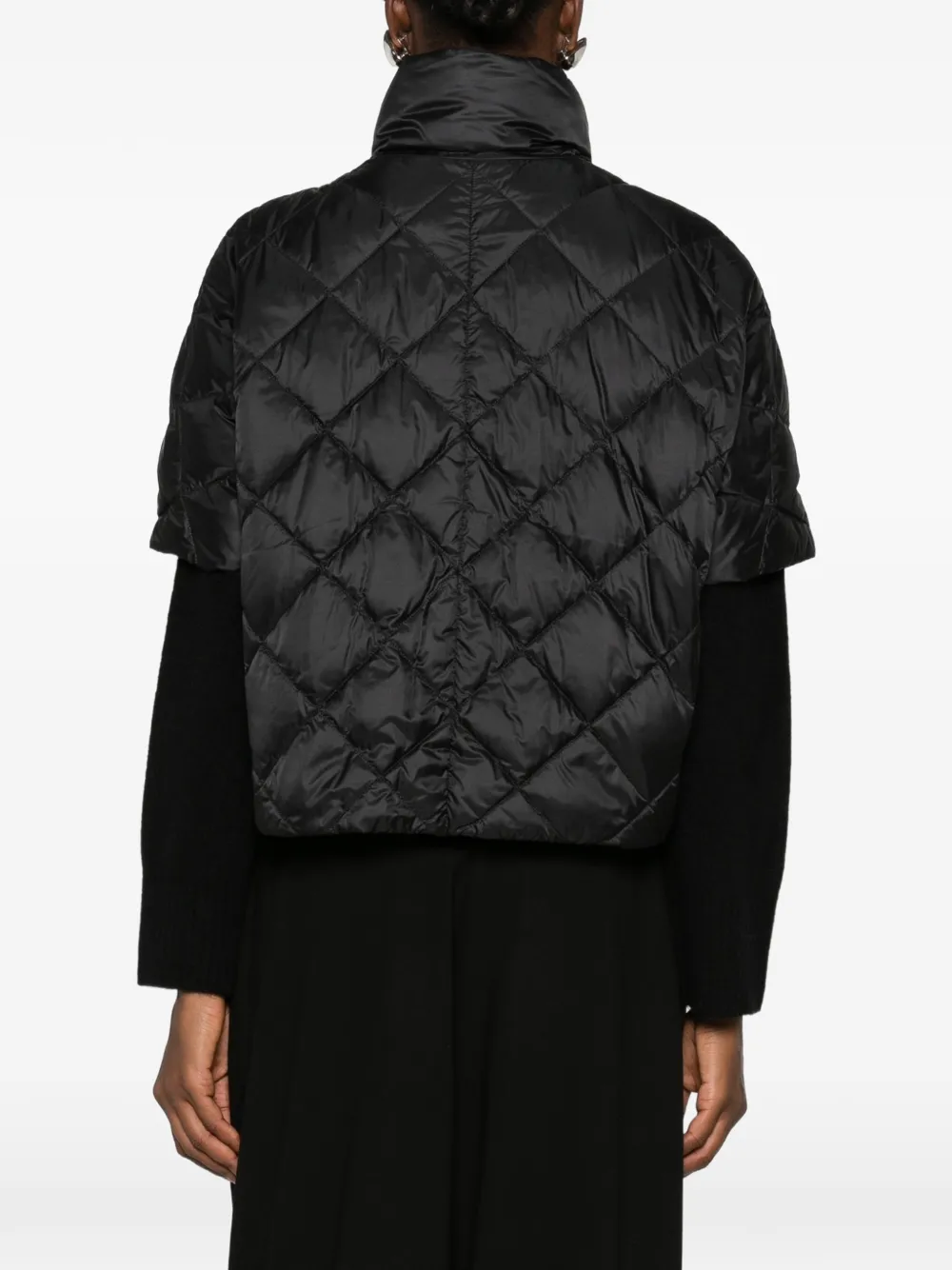Max Mara The Cube gewatteerd jack Zwart
