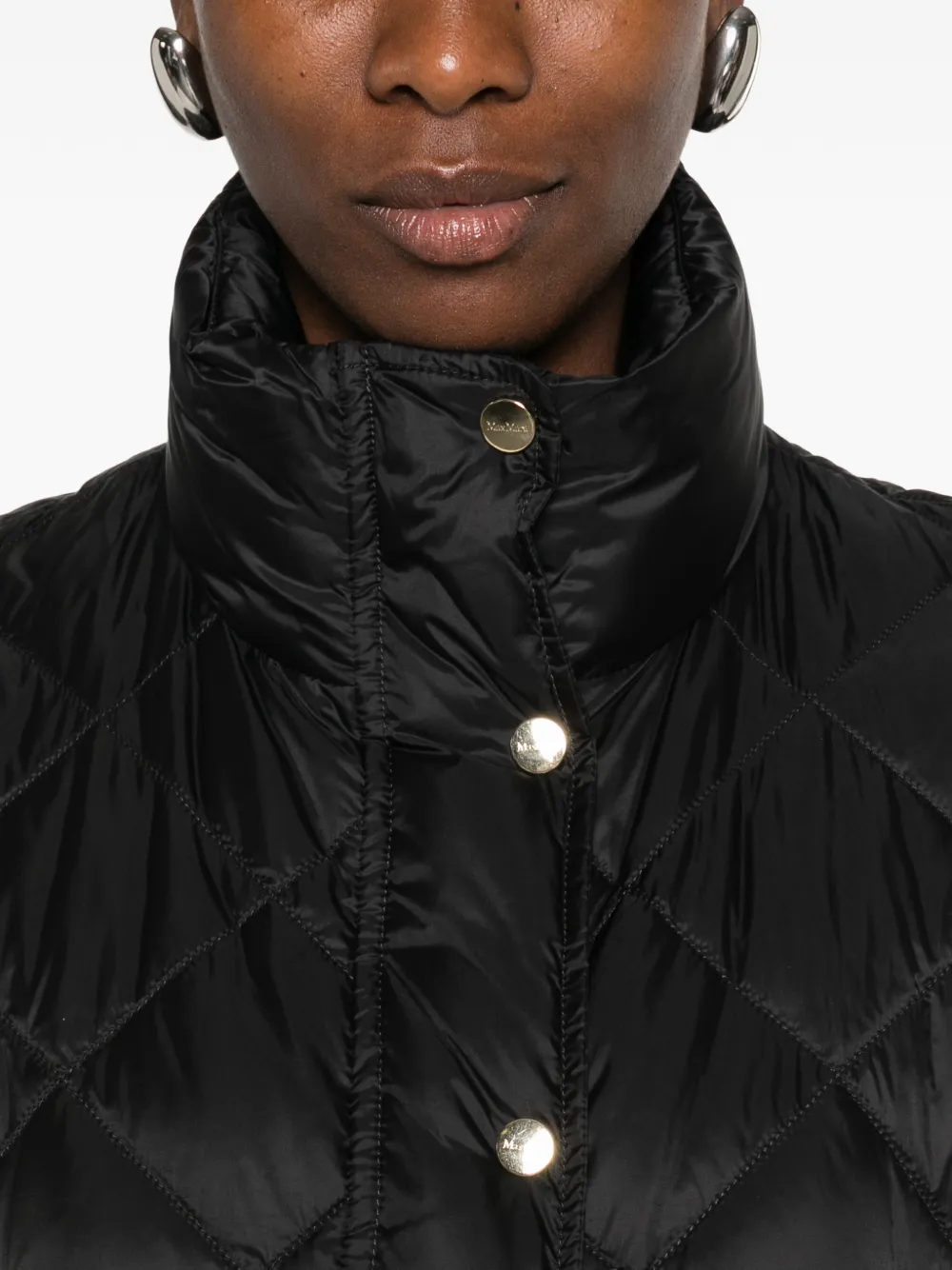 Max Mara The Cube gewatteerd jack Zwart