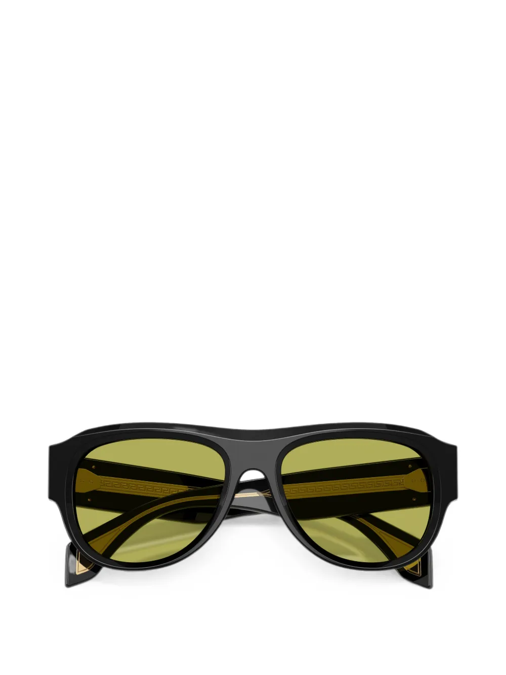 Versace Eyewear Zonnebril met ovaal montuur Zwart