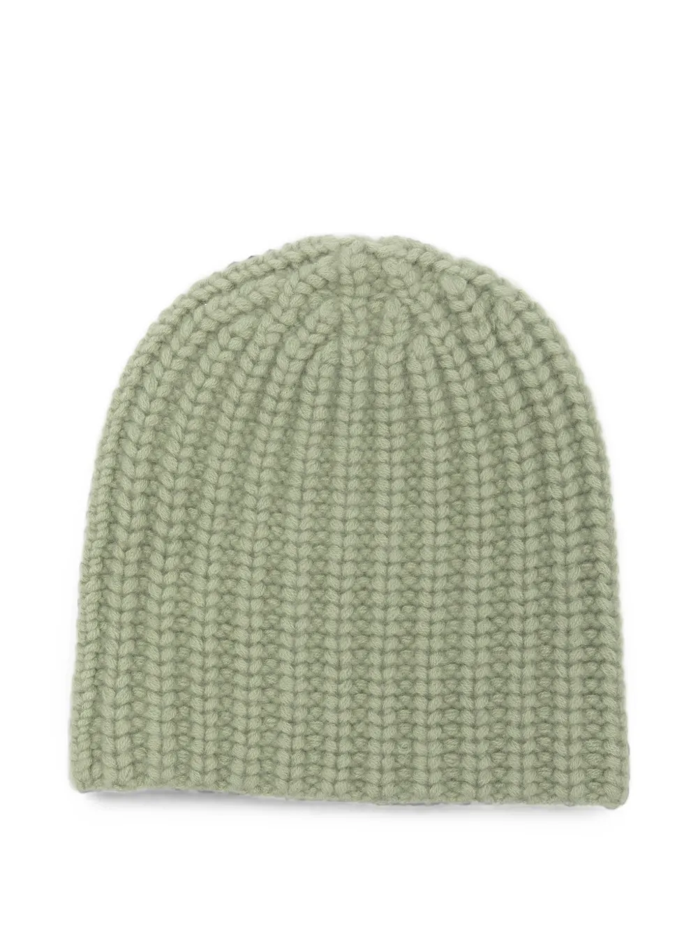 Liska Michaela ribbed-knit cashmere beanie hat
