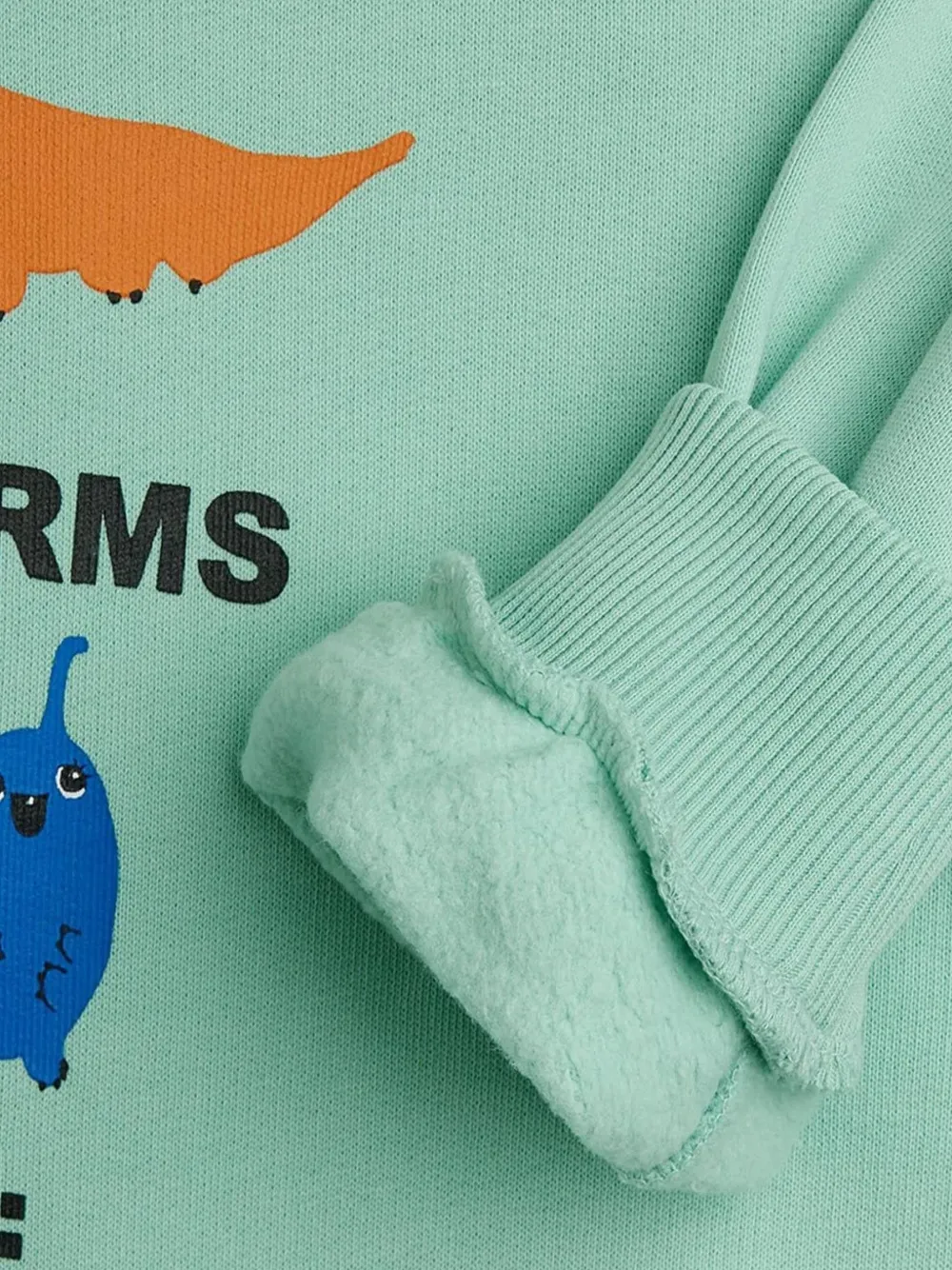Mini Rodini Sweater met grafische print Groen