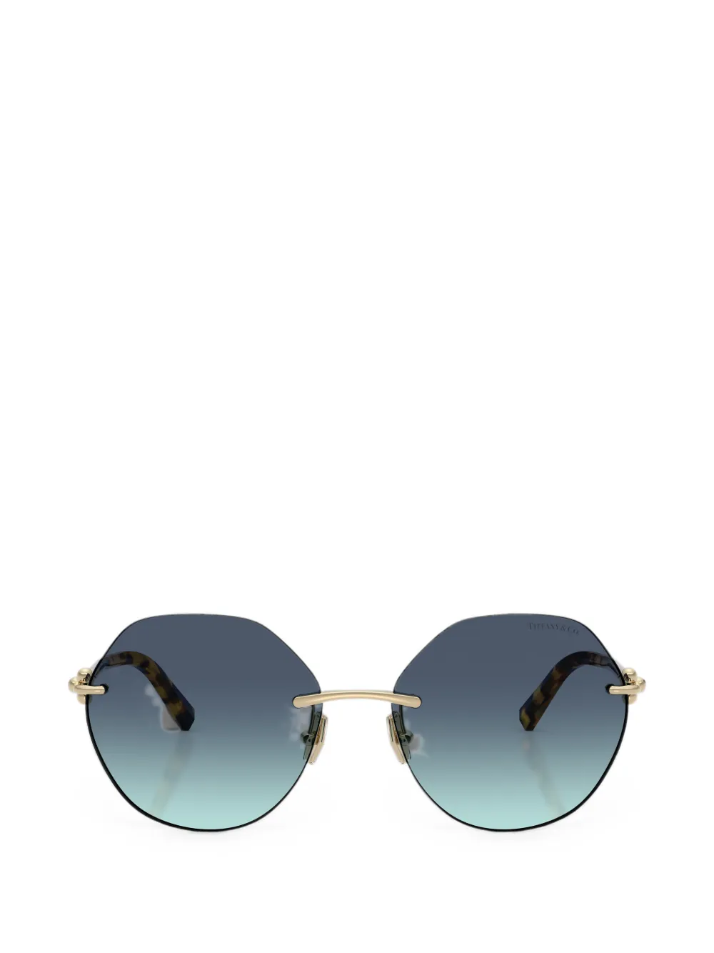 Tiffany & Co Eyewear geometric-frame rimless sunglasses