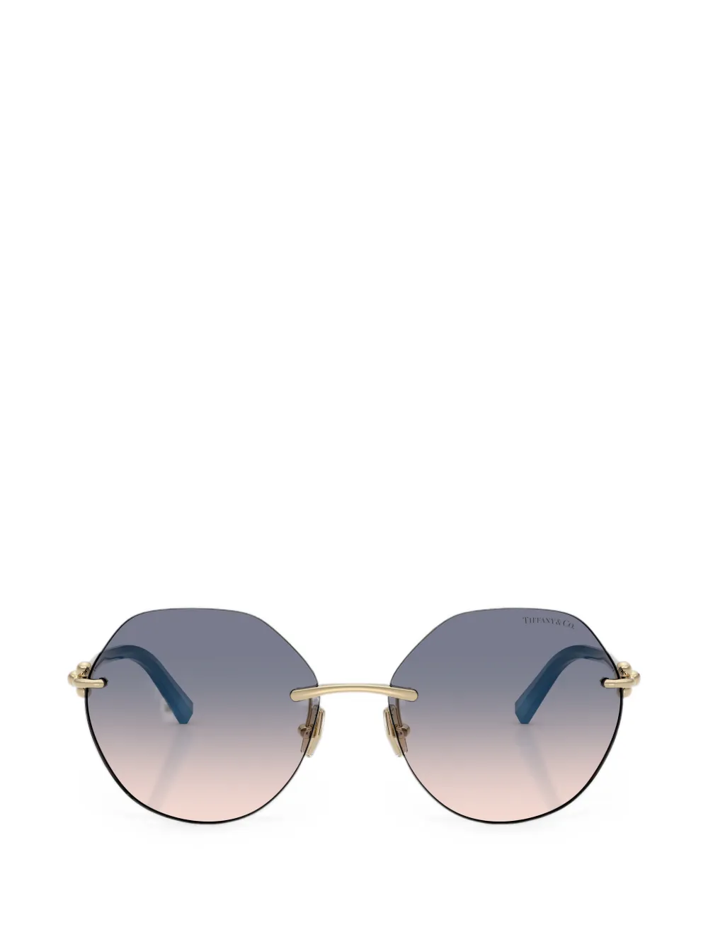 Tiffany & Co Eyewear rimless irregular-frame sunglasses