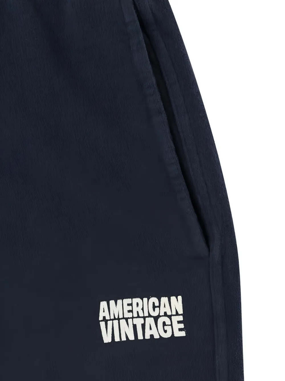 American Vintage Plizzy track pants Blauw