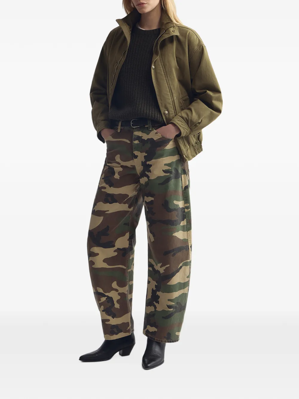 Nili Lotan Klaire blouson jack Groen