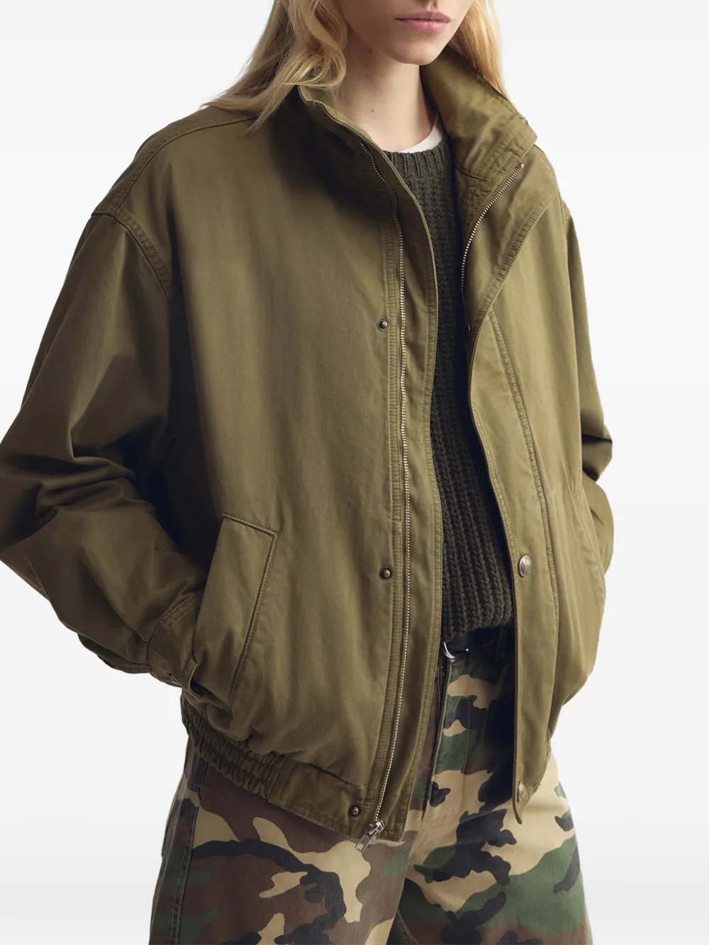 Nili Lotan Klaire blouson jack Groen