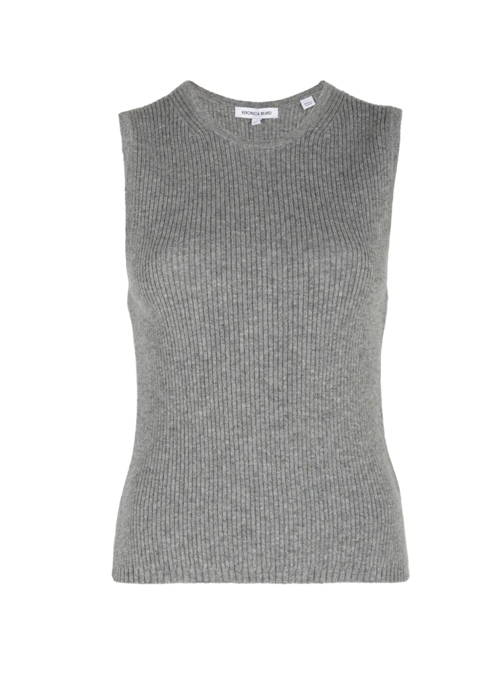 Veronica Beard Sid ribbed tank top - Gris