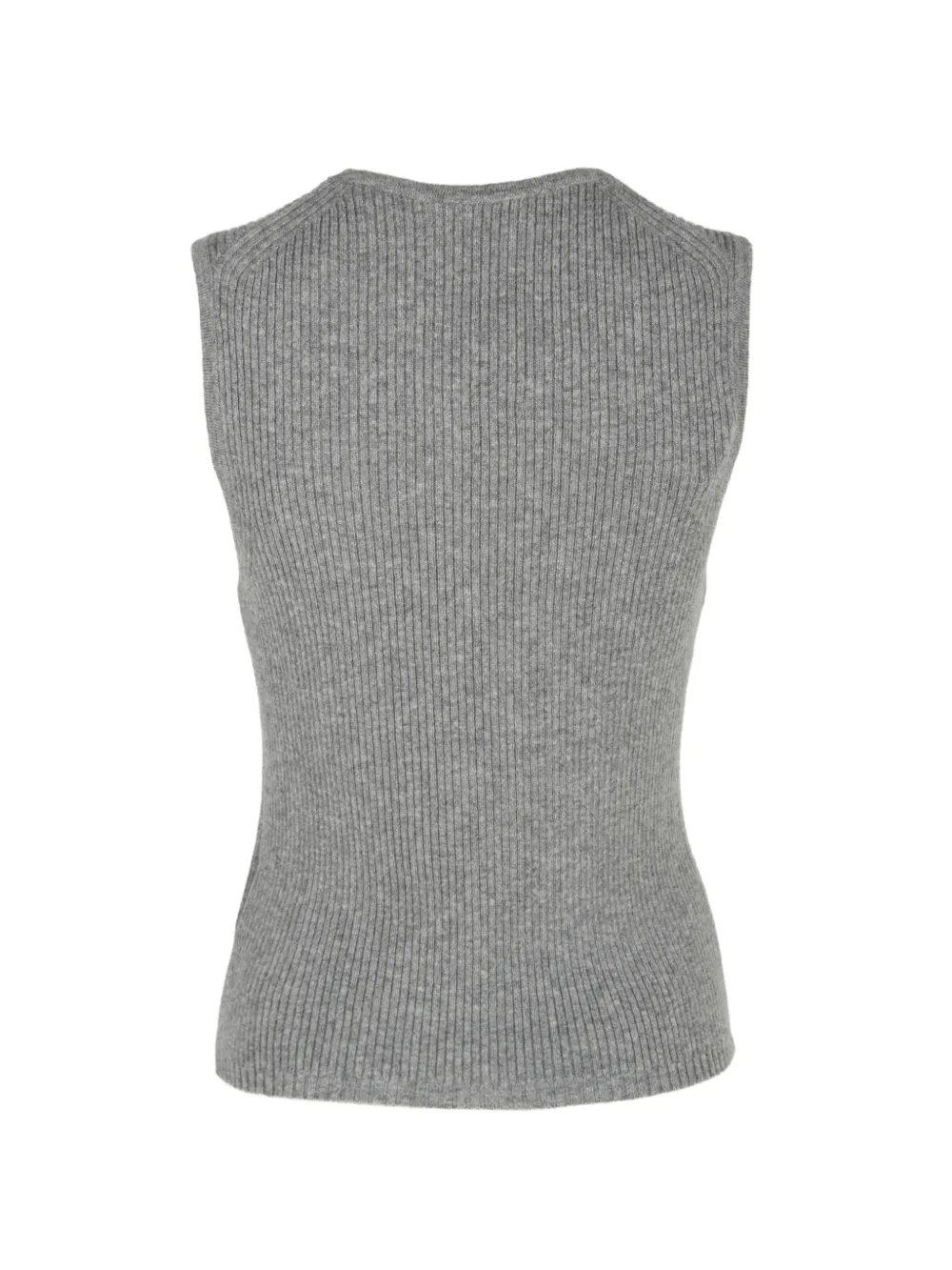 Veronica Beard Sid geribbelde tanktop Grijs