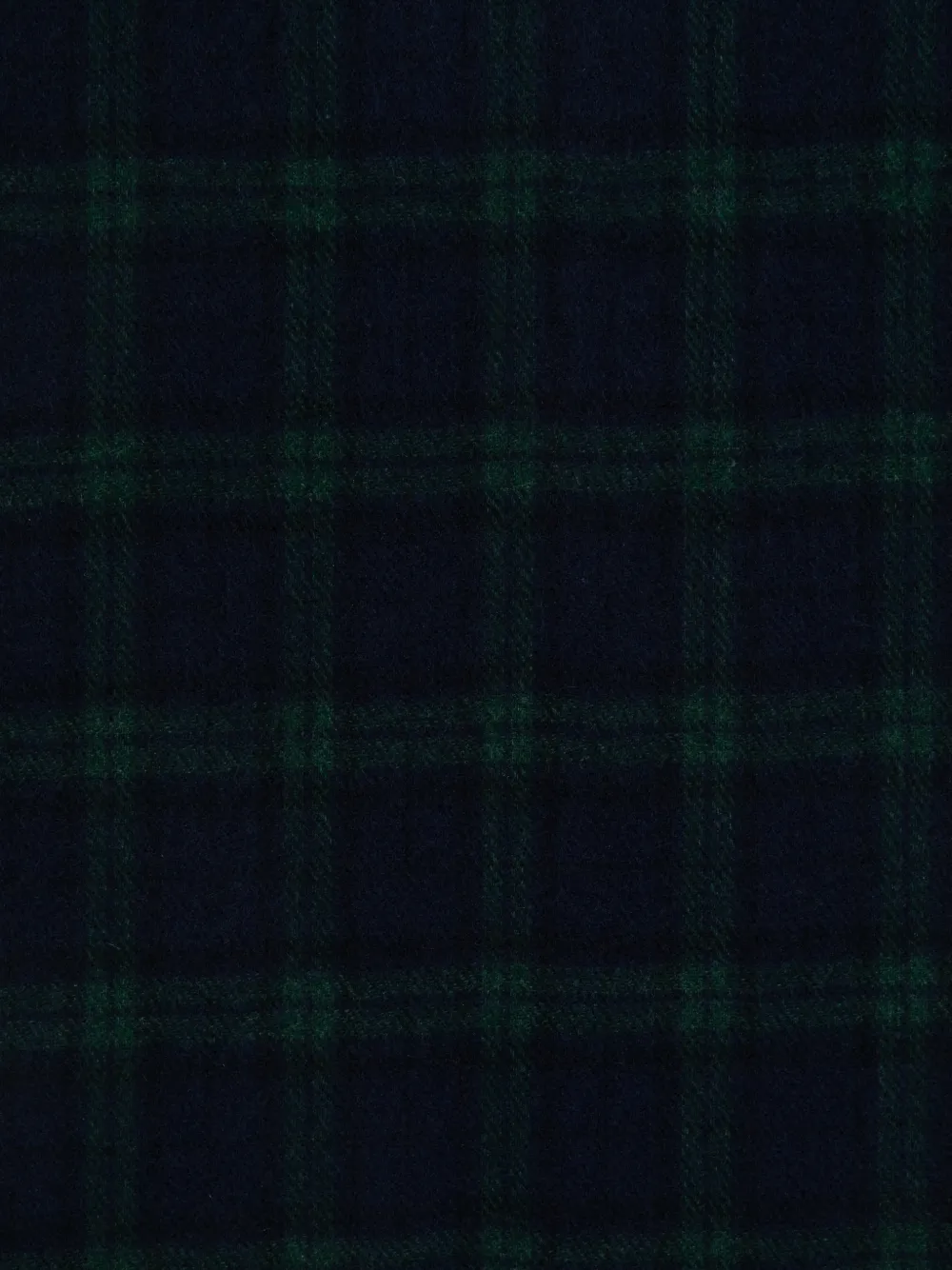 Baracuta Sjaal met tartanruit en franjes Blauw
