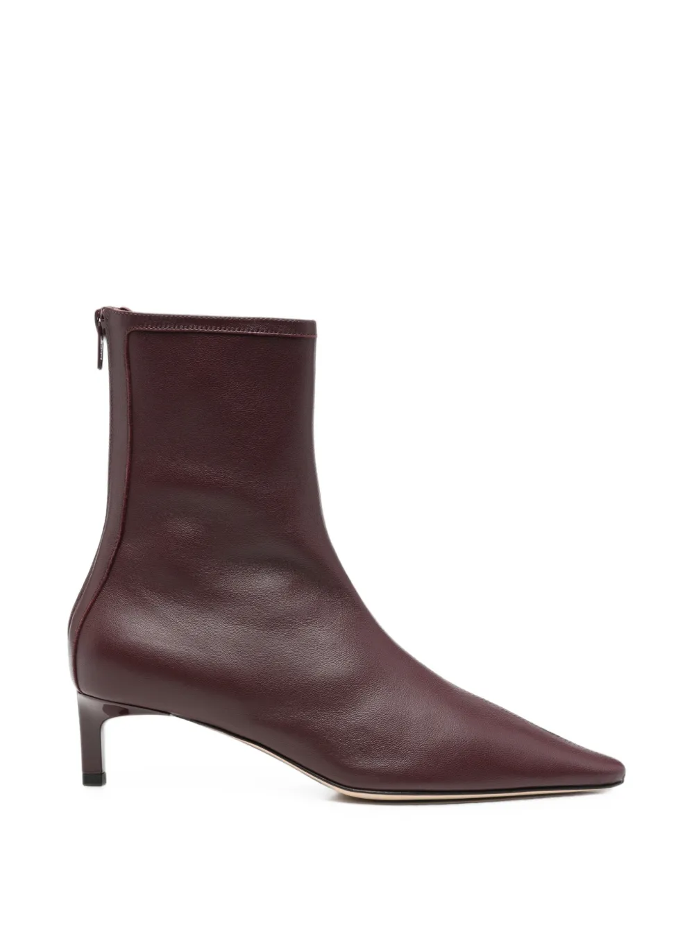 Dear Frances pointed-toe kitten-heel ankle boots