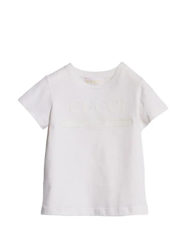 Gucci Kids インターロッキングG Tシャツ | ホワイト | FARFETCH JP